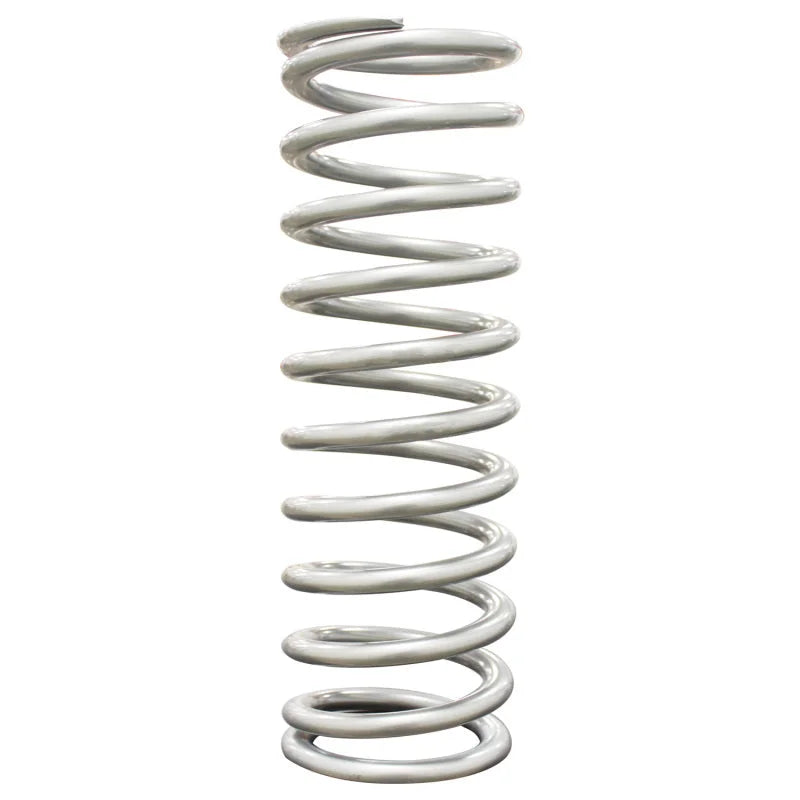 QA1 2-1/2in ID High Travel Spring - 14in Length x 200lbs/in - Silver Powder Coated - Main Product View