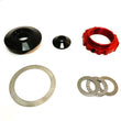 Load image into Gallery viewer, QA1 2.205-8 TPI Coilover Conversion Kit 2.5in ITT Strut - Red Anodized Nut - Main Product View