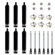 Load image into Gallery viewer, QA1 22.25 Eye-B/Eye-B V-None Dry Shock Large Aluminum Coilover 14.38 - 6 Pack - Main Product View