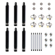 Load image into Gallery viewer, QA1 23.75 Eye-B/Eye-B V-None Dry Shock Small Aluminum Coilover 14.63 - 6 Pack - Main Product View