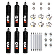 Load image into Gallery viewer, QA1 24.30 Eye-B/Eye-B V-None Dry LD Piston Shock Large Steel 15.38 - 6 Pack - Main Product View