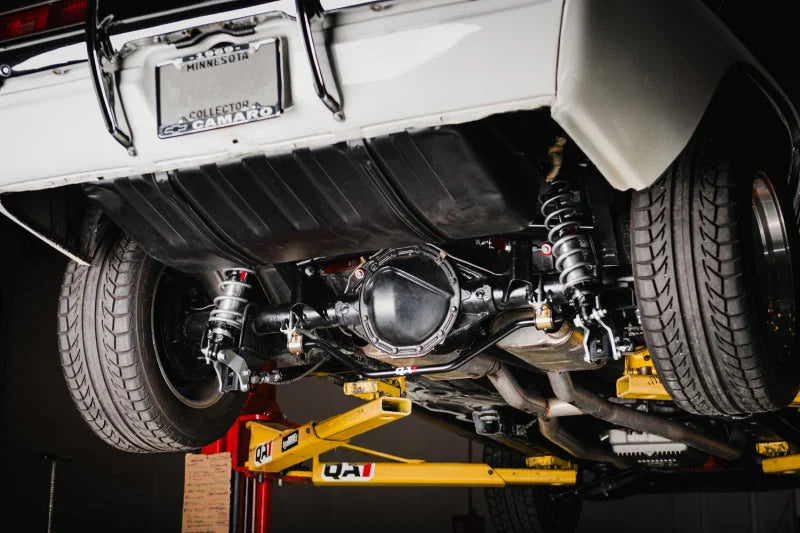 QA1 67-69 GM F-Body Double Adjustable Rear Four Link Suspension System - Side View