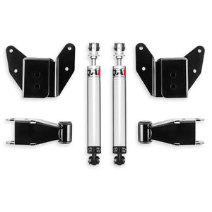 QA1 99-06 Chevrolet Silverado 1500 2WD Long Bed Double Adjustable 2-4in Rear Drop Kit - Main Product View