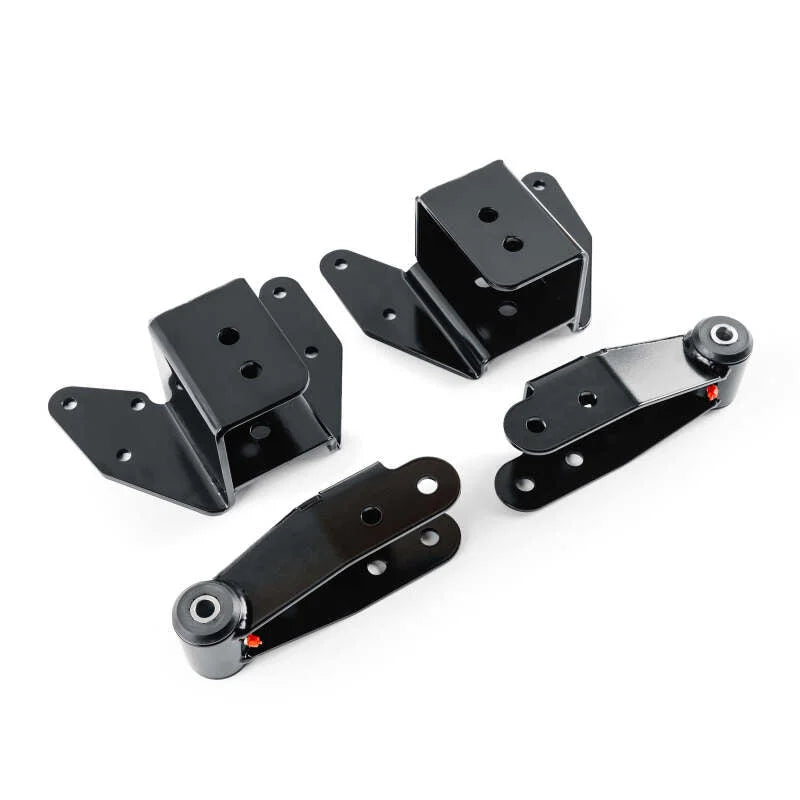 QA1 99-06 Chevrolet Silverado 1500 2WD Long Bed Double Adjustable 2-4in Rear Drop Kit - Back View