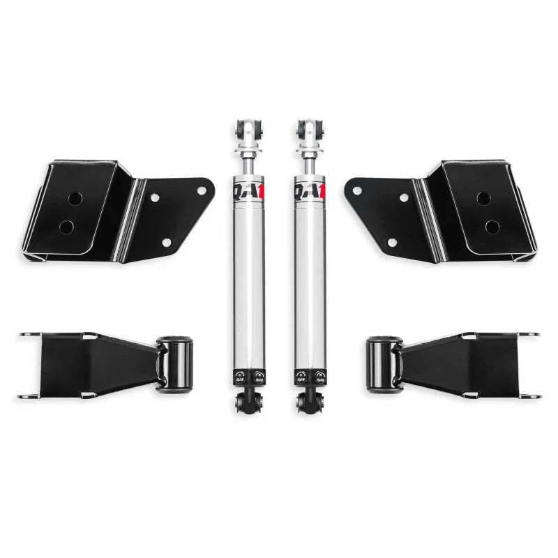 QA1 99-06 Chevrolet Silverado 1500 2WD Short Bed Double Adjustable 2-4in Rear Drop Kit - Main Product View
