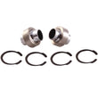 Load image into Gallery viewer, QA1 COM-T Series Bearing - 1/2in Bore - Heat Treated Chrome Plated Chromoly Steel w/PTFE - Side View