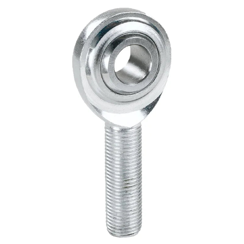 QA1 G Series 2-Pc Rod End - Male/Left Hand - .4375in Bore x 7/16-20 - Stainless Steel w/PTFE - Main Product View