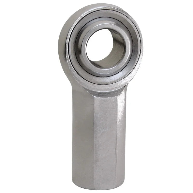 QA1 K Series 3-Pc Rod End - Female/Left Hand - .625in Bore x 5/8-18 - Carbon Steel w/PTFE - Main Product View