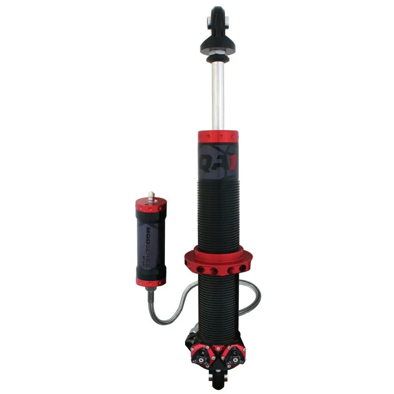 QA1 MOD Series Coil-Over Shock Absorber - Remote - Left Hand - Bearing Mount - 10.125in/14in - Side View
