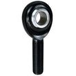Load image into Gallery viewer, QA1 PC Series 2-Pc Rod End - Male/Left Hand - .375in Bore x 3/8-24 - Alloy Steel w/PTFE - Side View