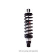 Load image into Gallery viewer, QA1 Proma Star Series Coil-Over Shock Absorber - Single Adj. - Bushing Mount - 11.125in/15in - Alum - Back View
