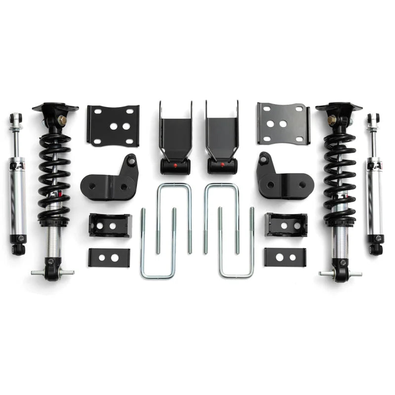QA1 Single Adjustable Lowering Kit (3.5in-5.5in) fits 2021-2025 Ford F-150 / F150 2WD - Main Product View
