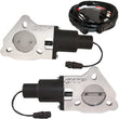 Load image into Gallery viewer, QTP 2.25in Bolt-On QTEC Dual Electric Cutout Valves - Pair - Main Product View