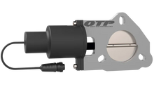 Load image into Gallery viewer, QTP 2.25in Bolt-On QTEC Electric Cutout Valve - Single - Side View