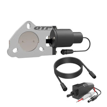 Load image into Gallery viewer, QTP 2.25in Bolt-On QTEC Electric Cutout Valve - Single - Back View
