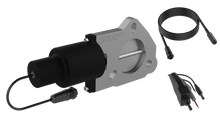 Load image into Gallery viewer, QTP 2.25in Bolt-On QTEC Electric Cutout Valve - Single - Installation View