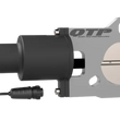 Load image into Gallery viewer, QTP 2.25in Bolt-On QTEC Electric Cutout Valve - Single - Side View