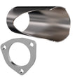 Load image into Gallery viewer, QTP 2.25in Weld-On QTEC DIY Cutout Pipe - Side View