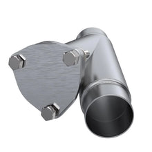 Load image into Gallery viewer, QTP 2.25in Weld-On QTEC Exhaust Cutout Y-Pipe - Main Product View