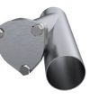 Load image into Gallery viewer, QTP 2.5in Bolt-On QTEC 3 Bolt Cover Plate - Side View