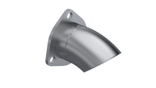 Load image into Gallery viewer, QTP 2.5in Bolt-On QTEC Adjustable Turn Down - Side View