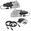 Load image into Gallery viewer, QTP 2.5in Bolt-On QTEC Dual Electric Cutout Valves - Pair - Detail View