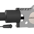 Load image into Gallery viewer, QTP 2.5in Bolt-On QTEC Electric Cutout Valve - Single - Side View