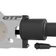Load image into Gallery viewer, QTP 2.5in Bolt-On QTEC Electric Cutout Valve - Single - Back View