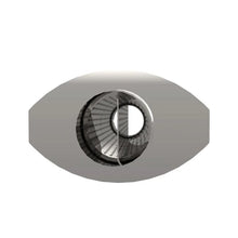 Load image into Gallery viewer, QTP 2.5in Weld-On 304SS AR3 Muffler - Back View