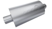 Load image into Gallery viewer, QTP 2.5in Weld-On 304SS AR3 Muffler - Installation View