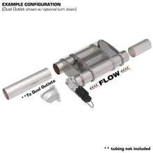 Load image into Gallery viewer, QTP 2.5in Weld-On 304SS Screamer Muffler w/Bolt-On QTEC Electric Cutout - Additional View 6