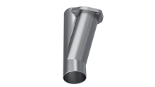 Load image into Gallery viewer, QTP 2.5in Weld-On QTEC Exhaust Cutout Y-Pipe - Main Product View