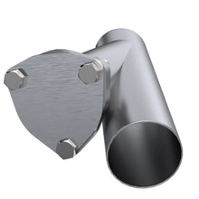 Load image into Gallery viewer, QTP 2.5in Weld-On QTEC Exhaust Cutout Y-Pipe - Side View