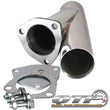 Load image into Gallery viewer, QTP 2.5in Weld-On QTEC Exhaust Cutout Y-Pipe - Installation View