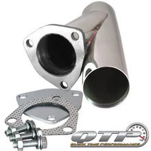 Load image into Gallery viewer, QTP 2.5in Weld-On QTEC Exhaust Cutout Y-Pipe - Installation View