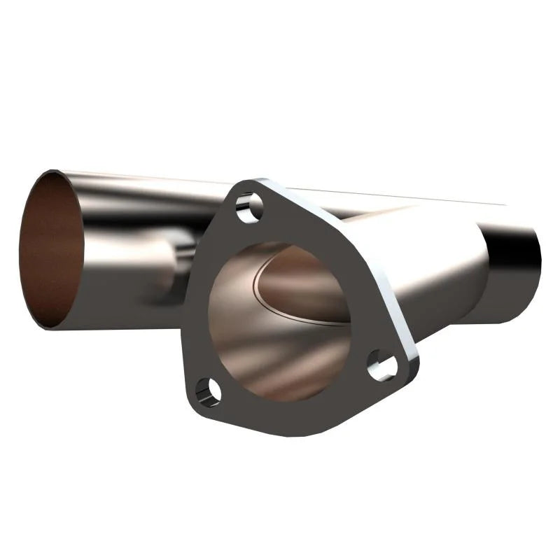 QTP 2.5in Weld-On QTEC Exhaust Cutout Y-Pipe - Additional View 5