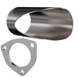 Load image into Gallery viewer, QTP 2.75in Weld-On QTEC DIY Cutout Pipe - Side View