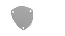 Load image into Gallery viewer, QTP 3.5in Bolt-On QTEC 3 Bolt Cover Plate - Main Product View