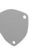 Load image into Gallery viewer, QTP 3.5in Bolt-On QTEC 3 Bolt Cover Plate - Main Product View