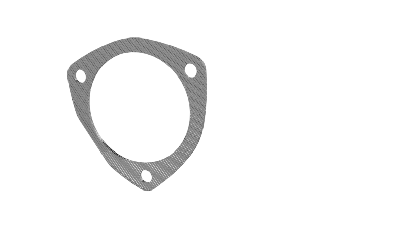 QTP 3.5in Bolt-On QTEC 3 Bolt Gasket - Side View