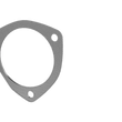 Load image into Gallery viewer, QTP 3.5in Bolt-On QTEC 3 Bolt Gasket - Side View