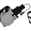 Load image into Gallery viewer, QTP 3.5in Bolt-On QTEC Electric Cutout Valve - Single - Side View