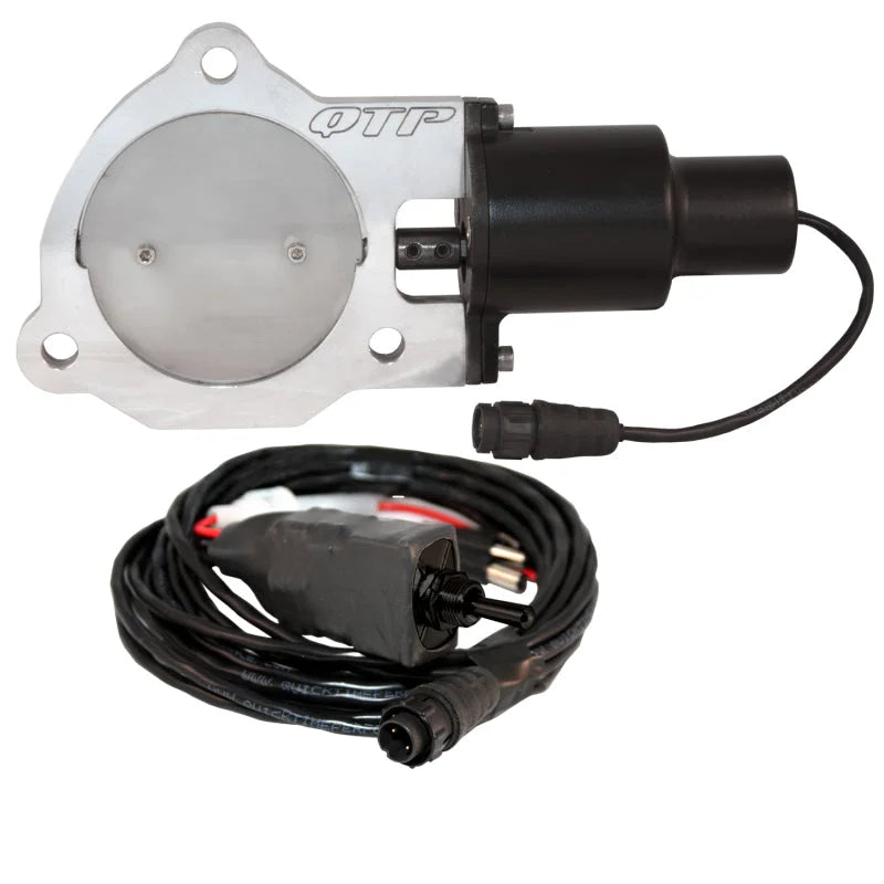 QTP 3.5in Bolt-On QTEC Electric Cutout Valve - Single - Additional View 5