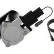 Load image into Gallery viewer, QTP 3.5in Bolt-On QTEC Electric Cutout Valve - Single - Side View