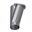 Load image into Gallery viewer, QTP 3.5in Weld-On QTEC Exhaust Cutout Y-Pipe - Main Product View