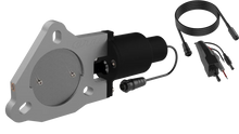 Load image into Gallery viewer, QTP 3in Bolt-On QTEC Electric Cutout Valve - Single - Side View