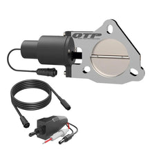 Load image into Gallery viewer, QTP 3in Bolt-On QTEC Electric Cutout Valve for Borla Exhausts - Single - Side View
