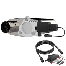 Load image into Gallery viewer, QTP 3in Weld-On 304SS Reverse Screamer Muffler w/Bolt-On QTEC Electric Cutout - Side View