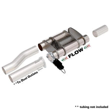 Load image into Gallery viewer, QTP 3in Weld-On 304SS Screamer Muffler w/Bolt-On QTEC Electric Cutout - Main Product View