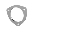 Load image into Gallery viewer, QTP 3in Weld-On QTEC 3 Bolt Flange - Side View